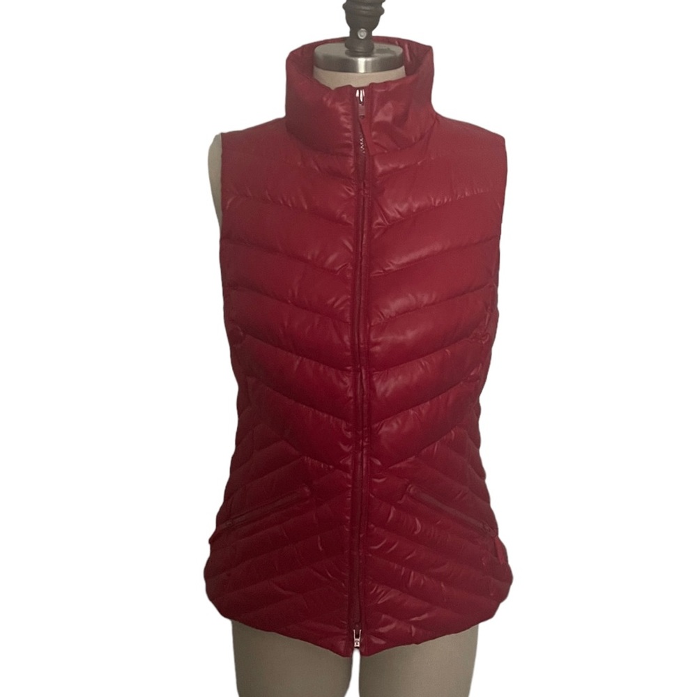 Talbots Red Puffer Vest Size XS